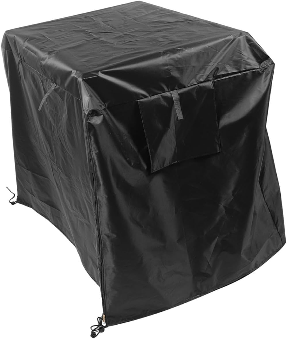 Totority Rainproof Oxford Cloth Dog Crate Cover with Dual Openings Kennel Cover for Indoor Outdoor Use Fits Cages Breathable Window for Pet Comfort and Easy Access