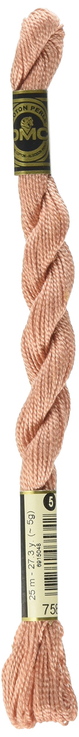 Very Light Terra Cotta DMC Pearl Cotton Skeins Size 5-27.3 Yards 115 5-758