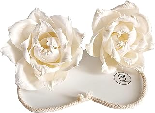 2 Engagement Rose Flower 4" Sola Flower Cotton Wick Diffuser for Home Fragrance by Plawanature