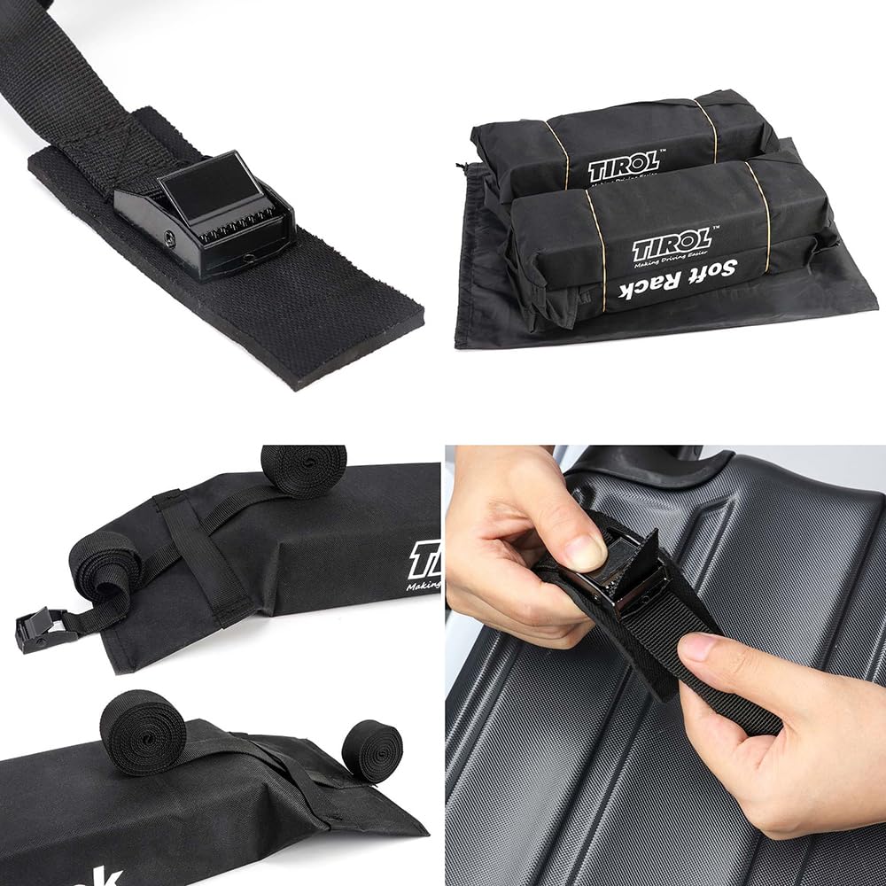 Baca de Coche para BMW 3er M3 E90 E91 E92 E93 F30 F31 F34 F35 F80 G20 G21, Plegable Baca Coche Blandas Barras de Techo de Quick Fit Portaequipajes Barras Transversales Barras Techo Coche