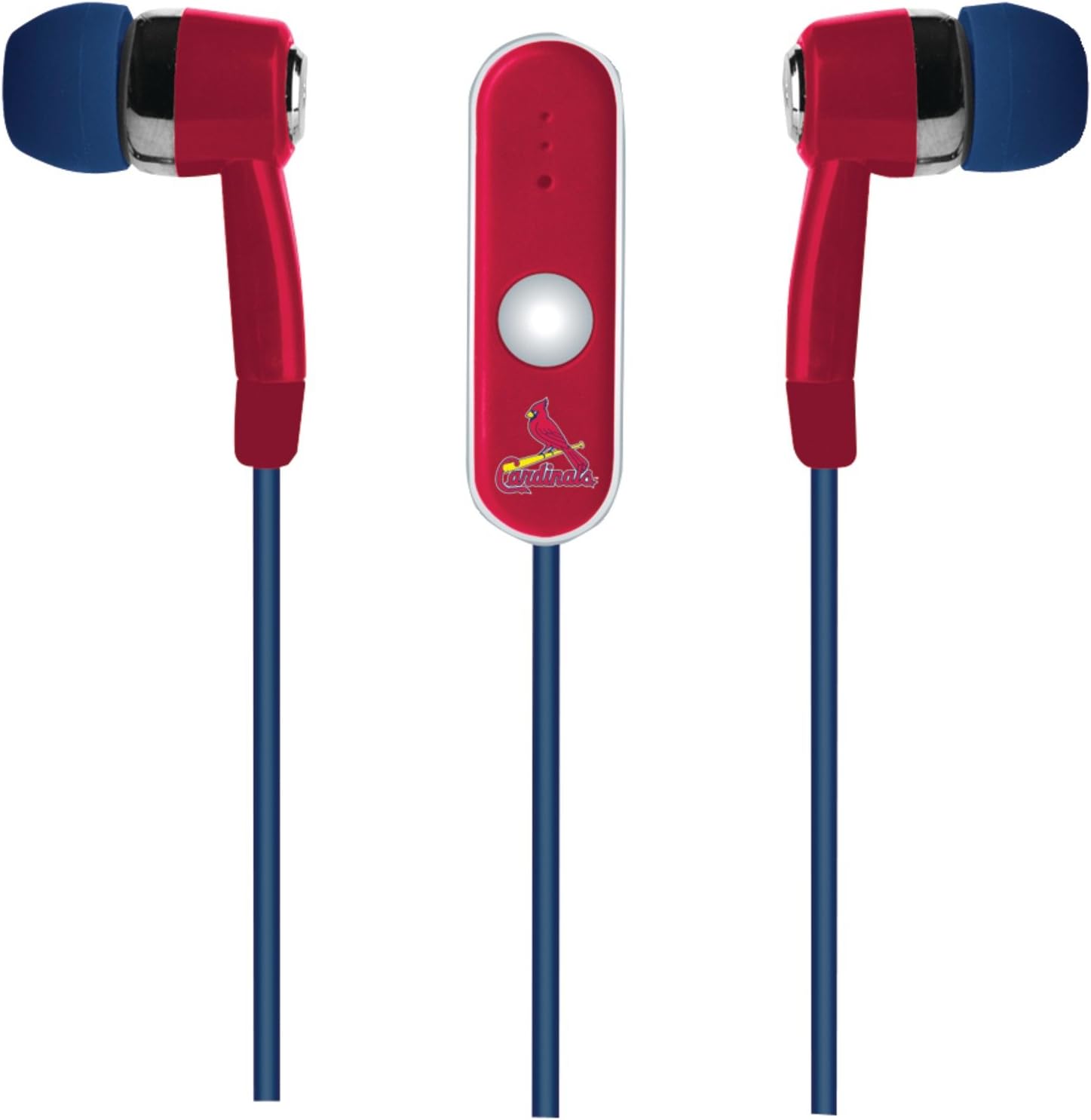 MIZCO MLB St. Louis Cardinals Hands Free Ear Buds with Microphone