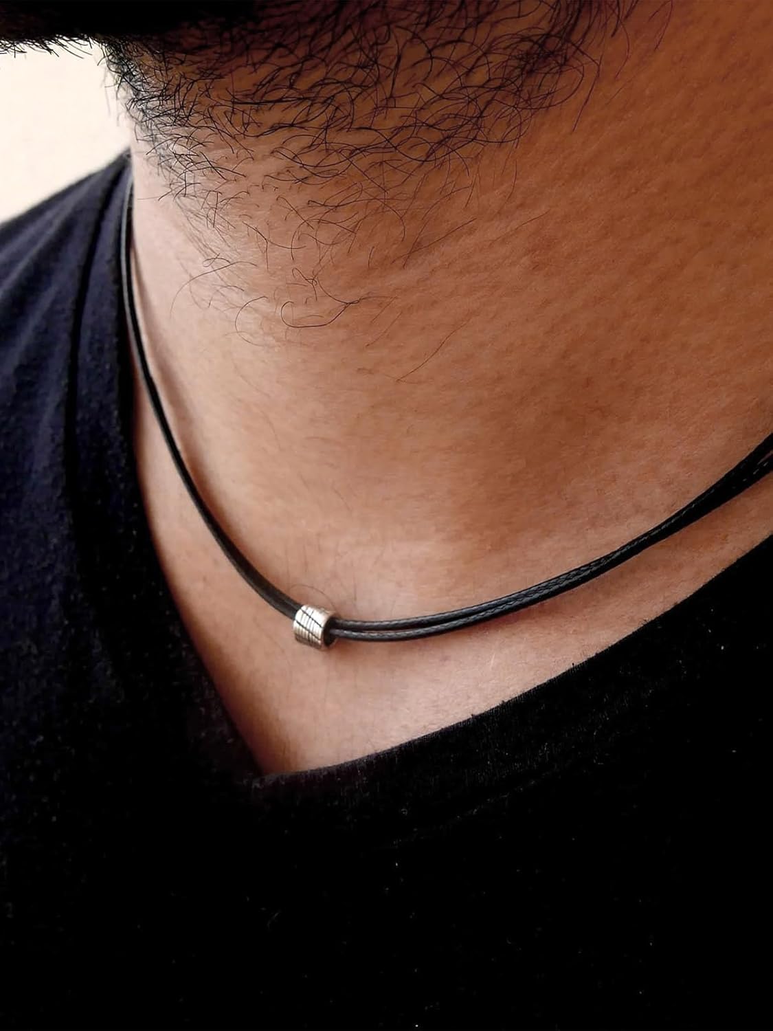 FaithHeart Braided Leather 2MM/3MM Necklace Cord for Men with Stainless Steel Snap Clasp, Waterproof Woven Wax Rope Chain for Pendant with Delicate Gift Box - Image 8