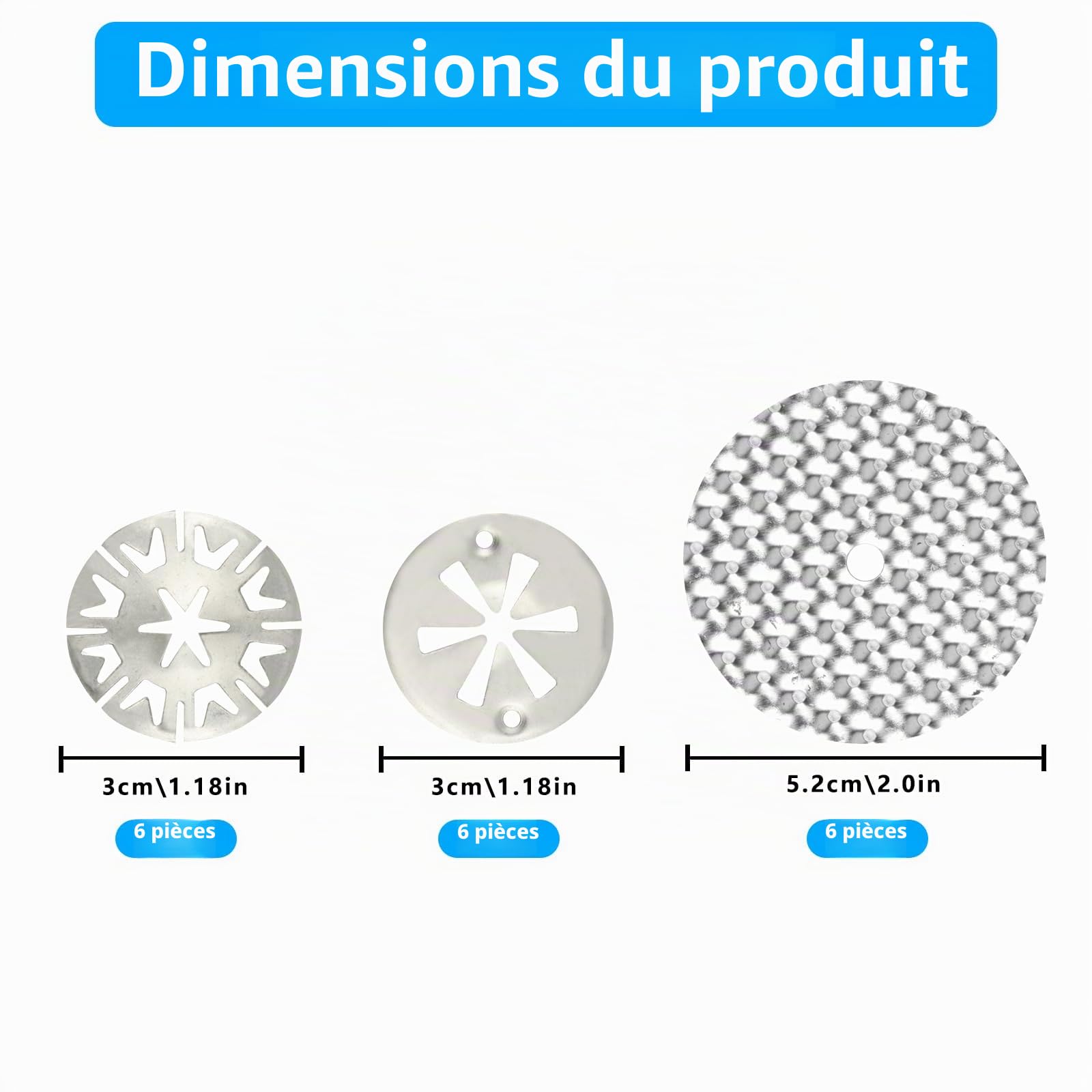 18 Pcs Rondelle de Blocage du Capot Moteur: 30mm Rondelles Clips de Protection Thermique pour Voiture et 50mm Rondelles de Verrouillage, Kit de Réparation de Plaque de Protection Thermique
