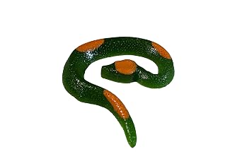 The Gummy Bear Guy TM | Worlds Greatest Gummy TM - King Snake | Nearly 2.5 Feet Long! Green Apple w/Orange