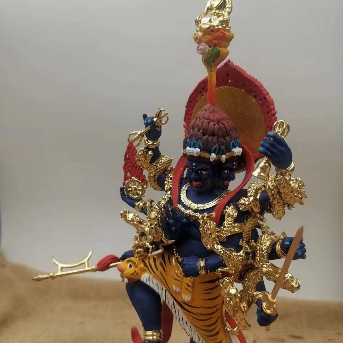 仏像 烏枢沙摩明王 23cm（トイレの神様）お手洗い 洗面所の守り本尊