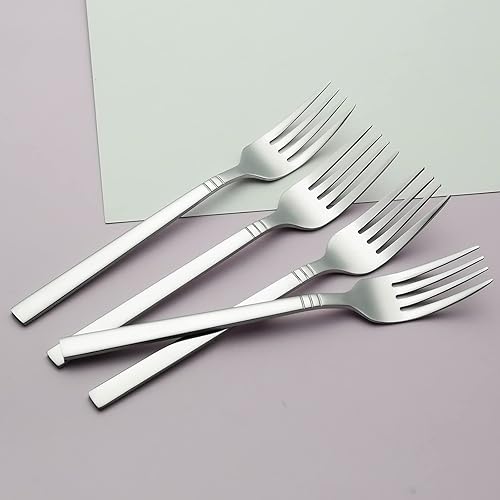 Miniatura 7 de Morcte Tenedor de postre de acero inoxidable, juego de 12
