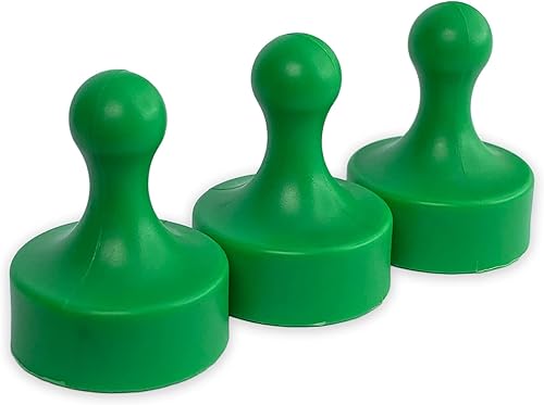 Miniatura 44 de GLASSBOARD STUDIO Potentes imanes de neodimio, en forma de peón, fuerte imán para nevera/refrigerador y pizarra blanca, ideal para oficina, cocina