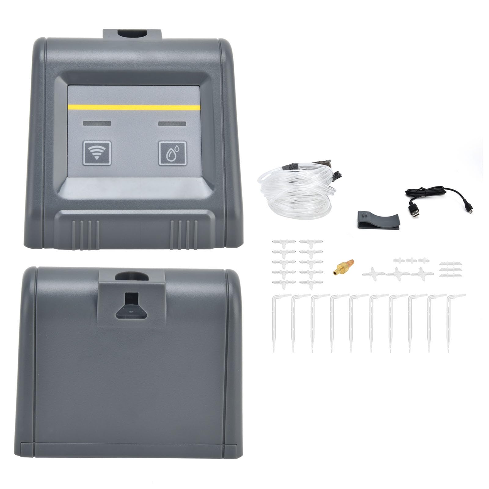 Inteligentny sterownik czasowy nawadniania Wifi Automatyczny system nawadniania z trybem ręcznym dla roślin trawnikowych Materiał PC 8x7,5x6,5cm
