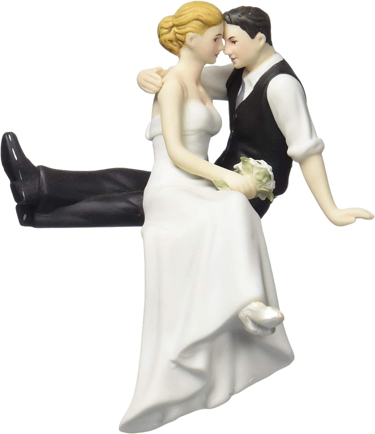 Weddingstar The Look of Love Bride and Groom Porcelain Figurine Cake Topper