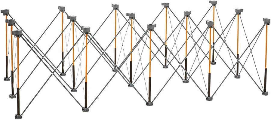 Bora Centipede 30" Folding Work Table - 4 x 8 Foot Portable Workbench 6000lb Capacity Lightweight Foldable Work Bench for Garage, Mobile Workstation, Carrying Bag, 4X 2x4 Brackets, & 4X Quick Clamps