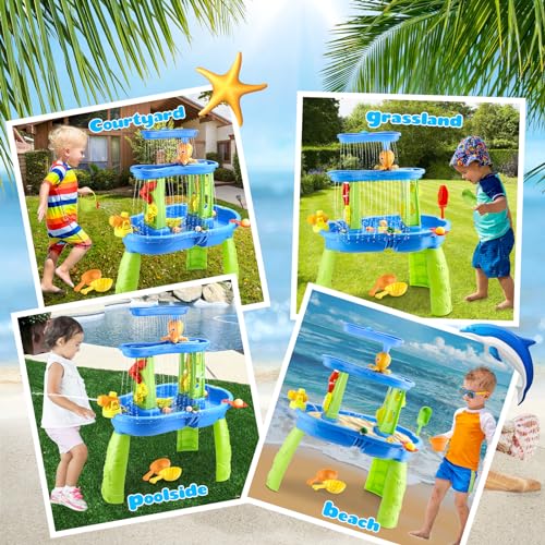 Jugana 988-860A Water Table For Toddlers 1-3 - Outdoor Kids Water Table thumb #5