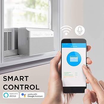 Amazon | 窓空調 8,000BTU U字型AC オープンウィンドウ柔軟性