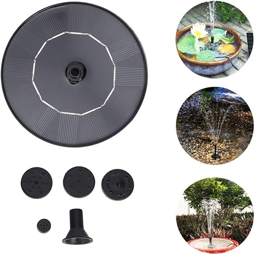 Miniatura 2 de Bomba de fuente solar, bomba de panel solar adecuada para baños de pájaros, peces, estanques pequeños, decoración de jardín, circulación de agua