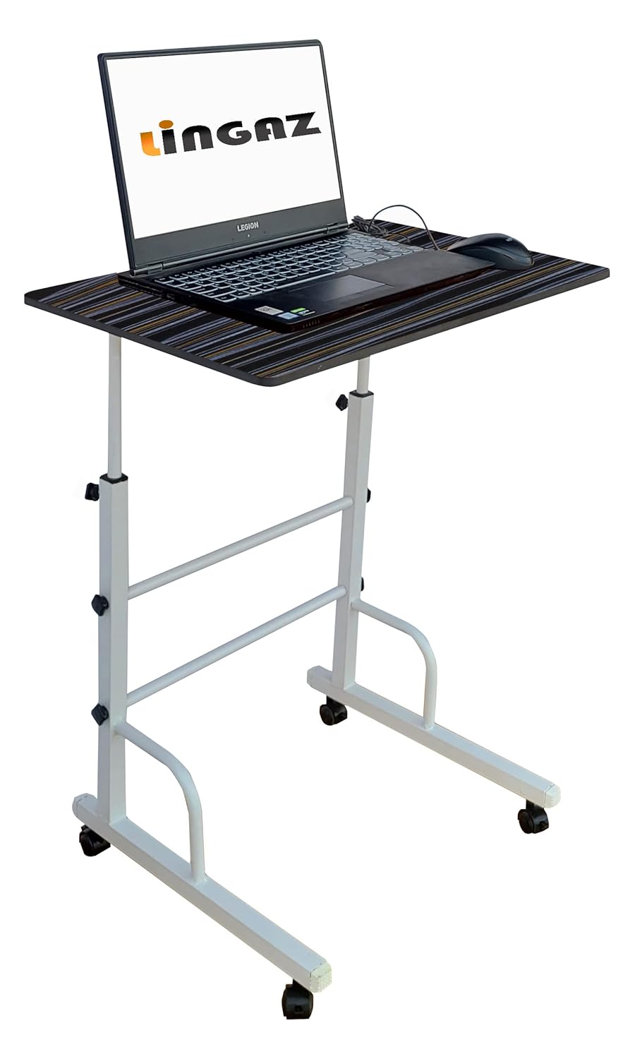 LINGAZ MultiPurpose Laptop Table Study Table Bed Table Adjustable
