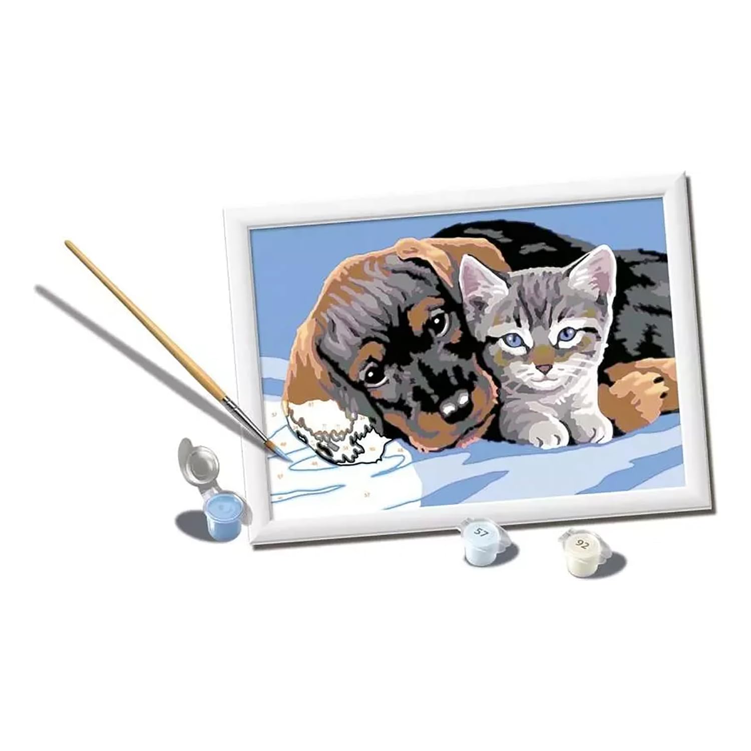 Ravensburger - CreArt Serie D - Amicizia Speciale | Kit Pittura Bambini | Dimensione Di 25 x 18,30 | Giochi Bambina 9 Anni | Paint By Numbers | Idee Regalo | Regalo Bambino 9 Anni