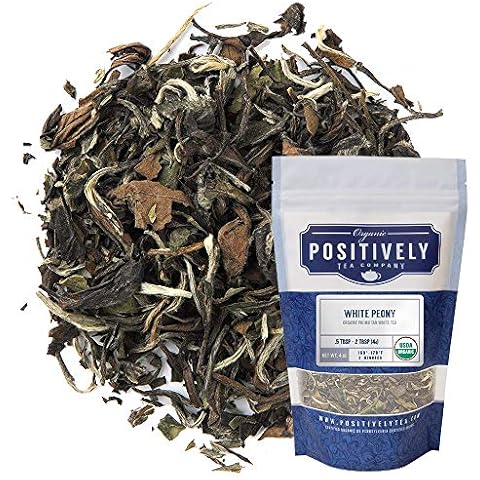 Organic Positively Tea Company, White Peony White Tea Cover