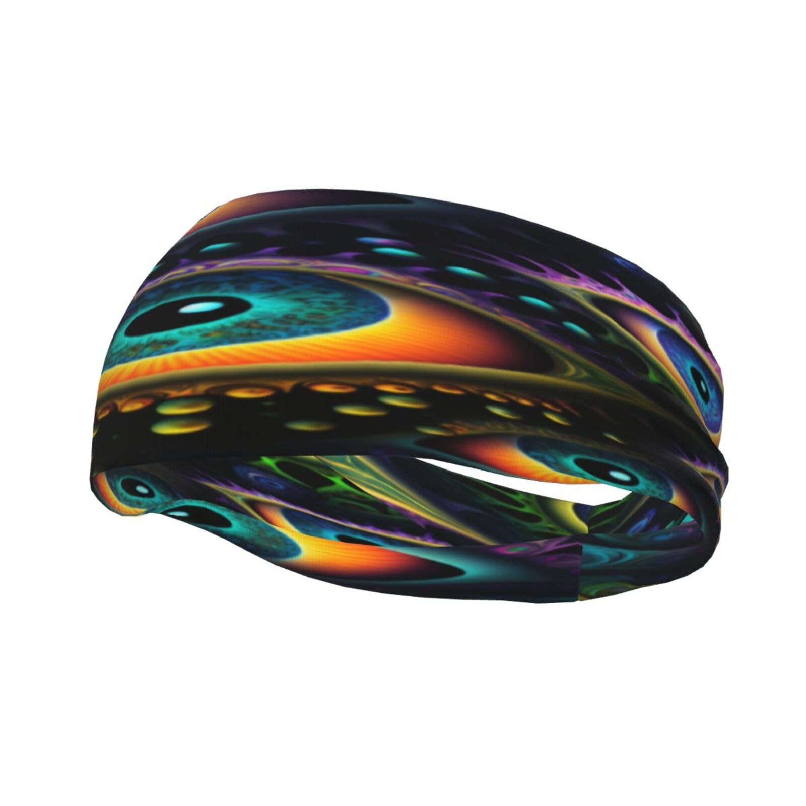 Greek Mati Mataki-Matiasma Evil Eye Fashionable Sports Decoration, Sweat Resistant Headband, Hair Band, Breathable Sweat Wicking Fitness Equipment Headbands for Women Men