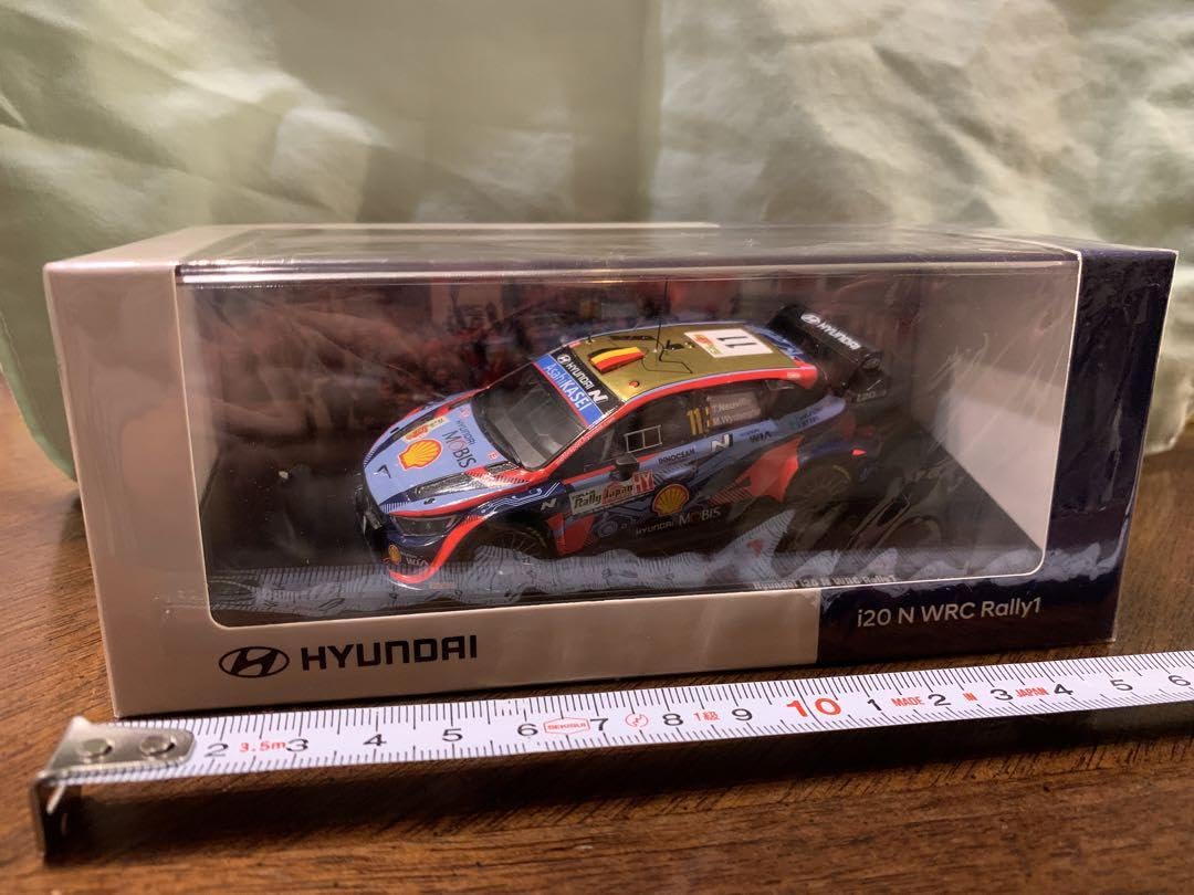 Amazon.co.jp: HYUNDAI ヒョンデ i20 N WRC Rally1 優勝記念ミニカー