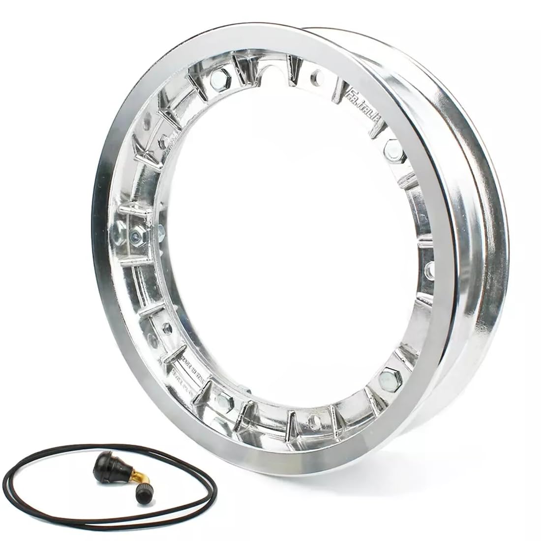 CERCHIO TUBELESS SCOMPONIBILE ALLUMINIO LUCIDO PX 200 3.50-10
