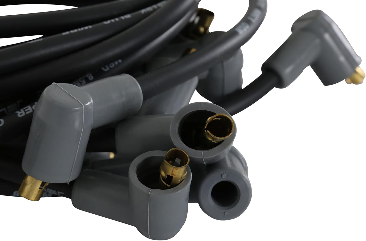 MSD 31653 Super Conductor Spark Plug Wire Set, Black