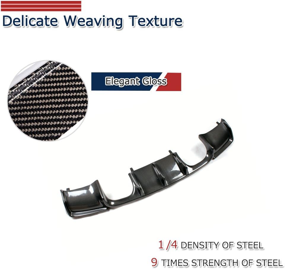 fits BMW E92 M3 2008-2013 Carbon Fiber Rear Bumper Lip Diffuser