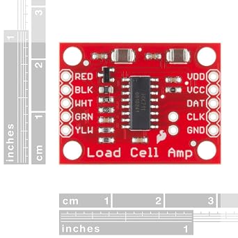 SparkFun Load Cell Amplifier - HX711 Read Load Cells to Measure Weight | Four-Wire Wheatstone Bridge Configuration, Connect to sensors, Build Scale, Process Control, Presence Detection