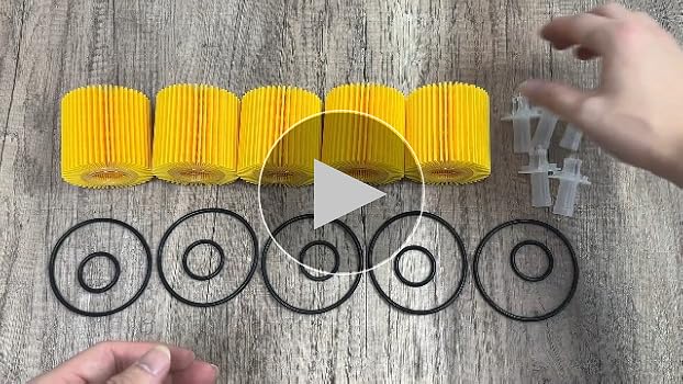 MOTOALL 04152-YZZA1 Oil Filter Kit for Toyota Avalon Camry RAV4