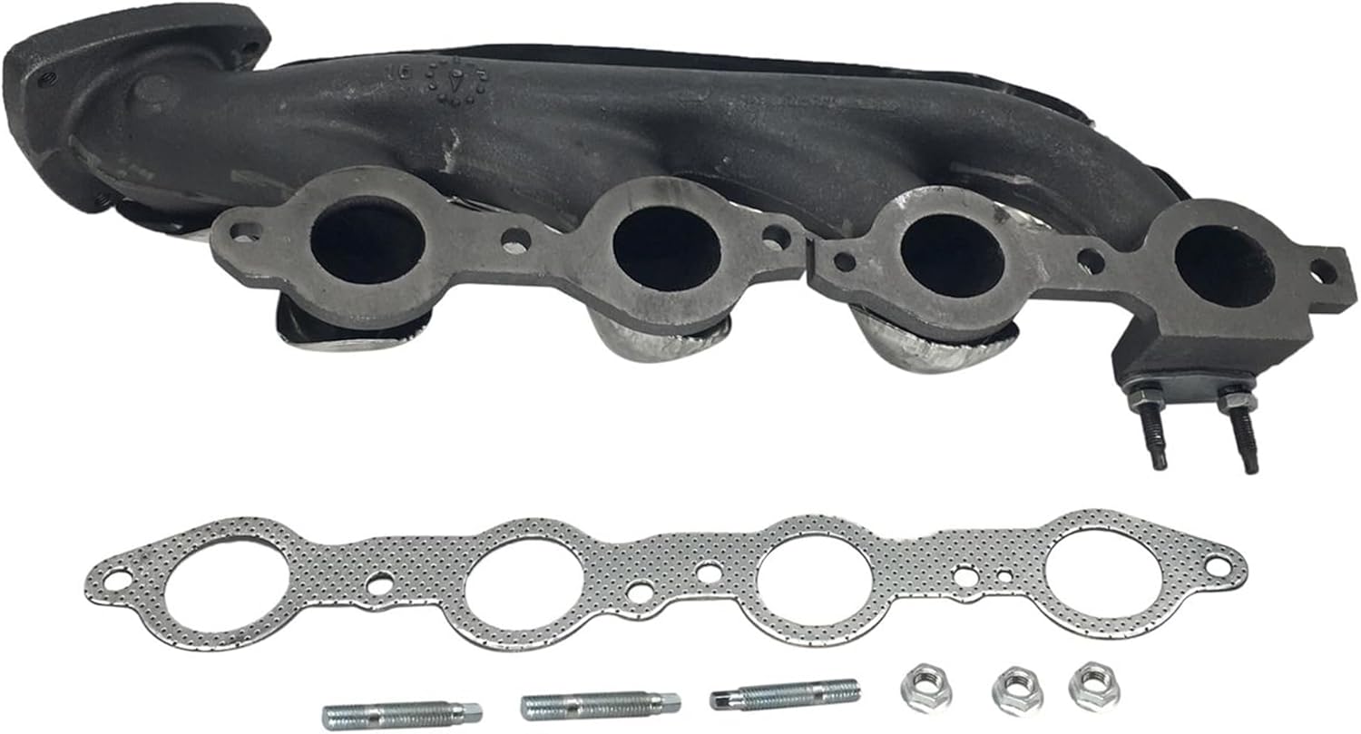 Exhaust Manifold Right Passenger Side RH Compatible with 1999-2002 Chevrolet Silverado GMC Sierra 1500 2500 3500 Compatible with 2002 Cadillac Escalade Replace for 674-525 12562236 12562333