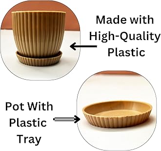 Dekorly® 6 Packs Fake Plants Small, Mini Artificial Plants Indoor for Home Farmhouse Bathroom Shelf Décor (Height : 17CM, Chocolate)