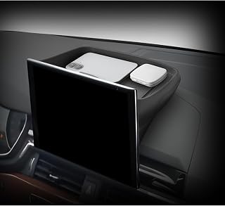 LUWU Upgrade Dashboard Storage Tray Compatible with 2020-2025 Audi A4L/A4/S4 & 2021-2025 Audi A5/S5/Q5/Q5L Behind Screen Organizer Center Console Display Box Dash Tray