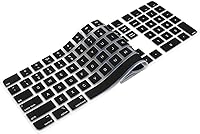 Vista 7 de ProElife Funda de teclado de silicona ultra fina para teclado mágico 2023-2021 con Touch ID y teclado numérico, modelo -A2520 U.S Enter Protector