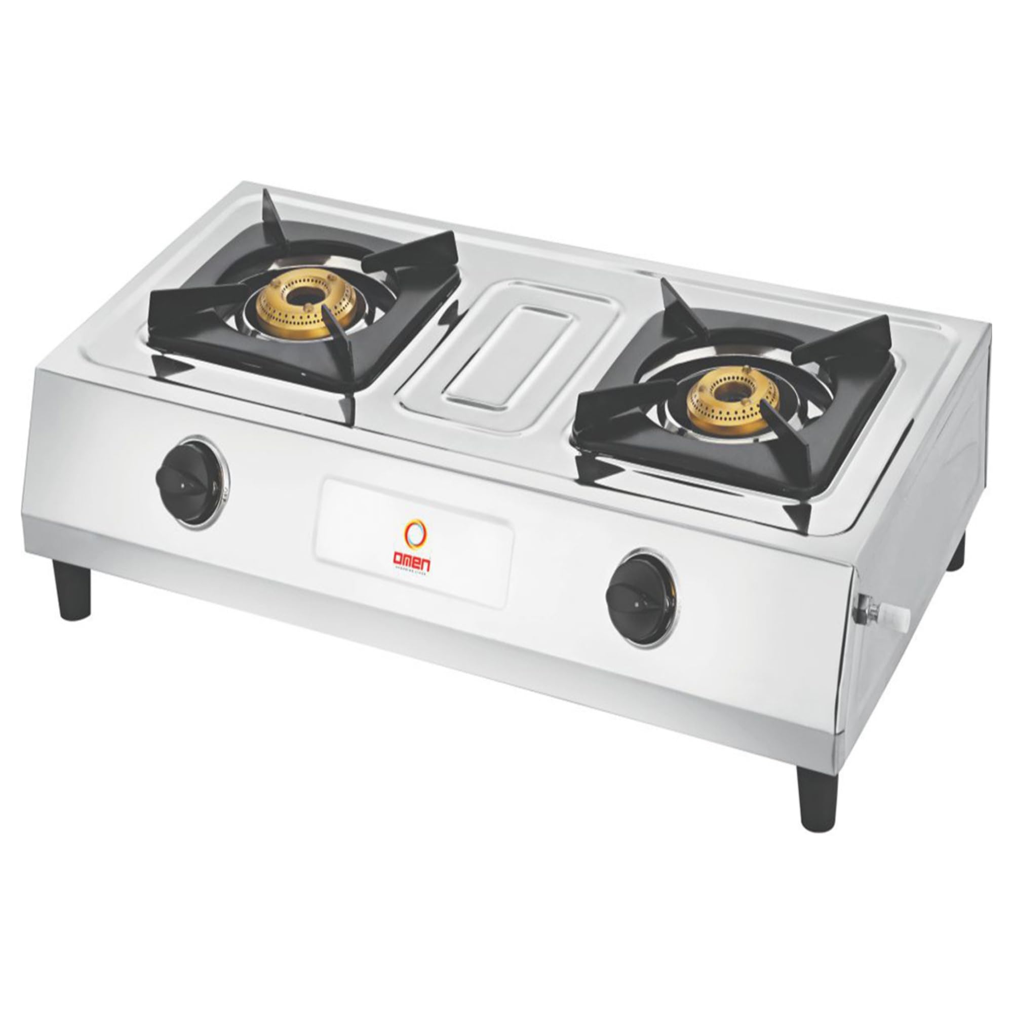 2 Burner Majestic Gas Stove Stainless Steel (Chulha) | Manual Ignition | Skid-Proof Legs | High-Efficiency Brass Burners | ISI Certified | 2 Year Warranty-picture-24