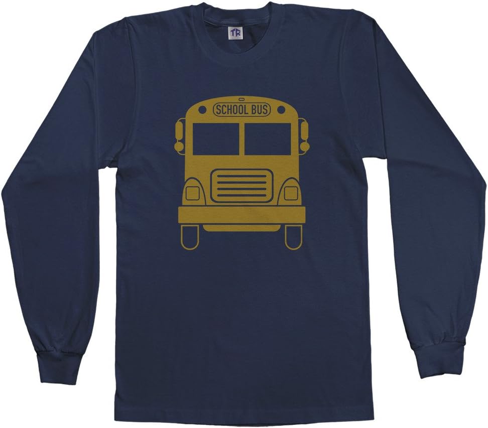 Threadrock Kids Gold School Bus Youth Long Sleeve T-Shirt