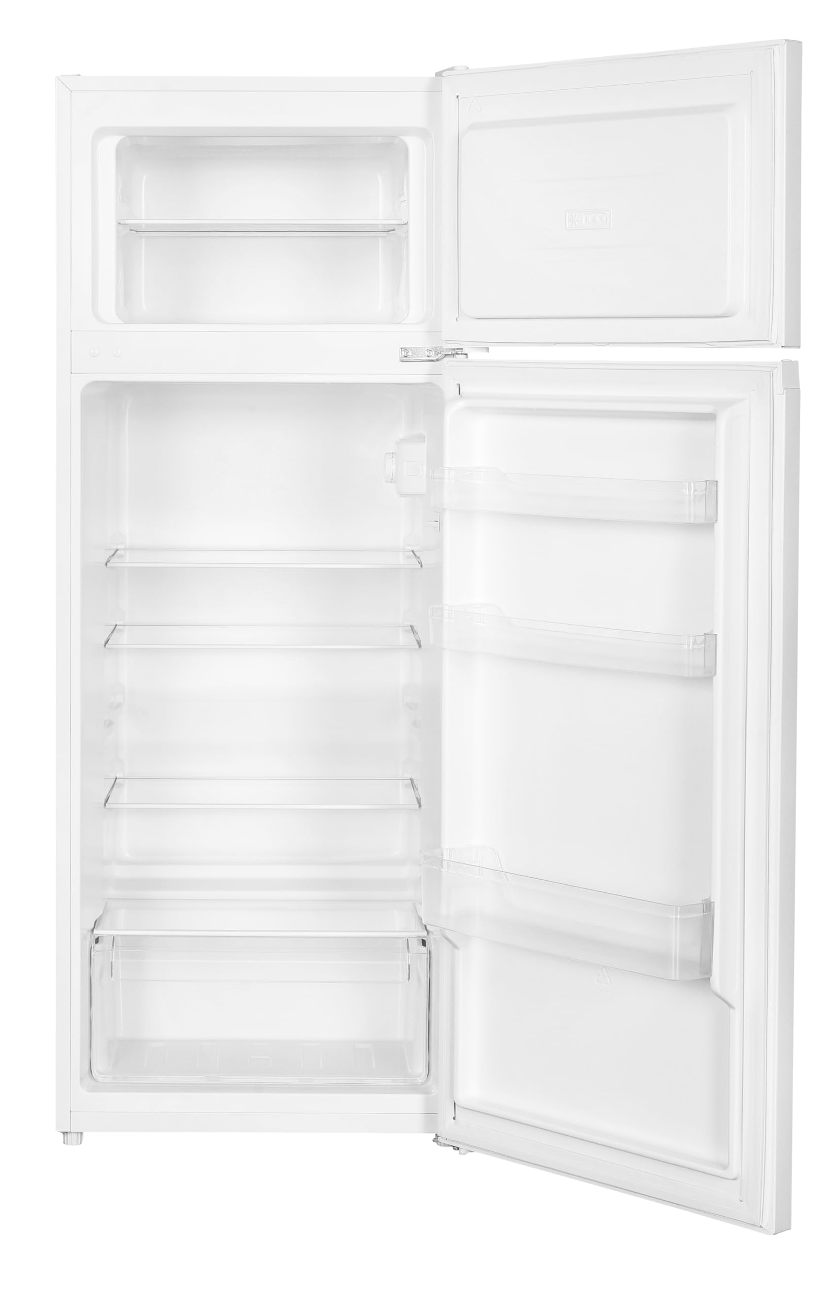 Indesit I55T0 412W – Frigorifero Doppia Porta 206L, Libera Installazione, Classe E, Bianco, Cassetto FreshSpace – 143x55x55,5 cm (AxLxP)