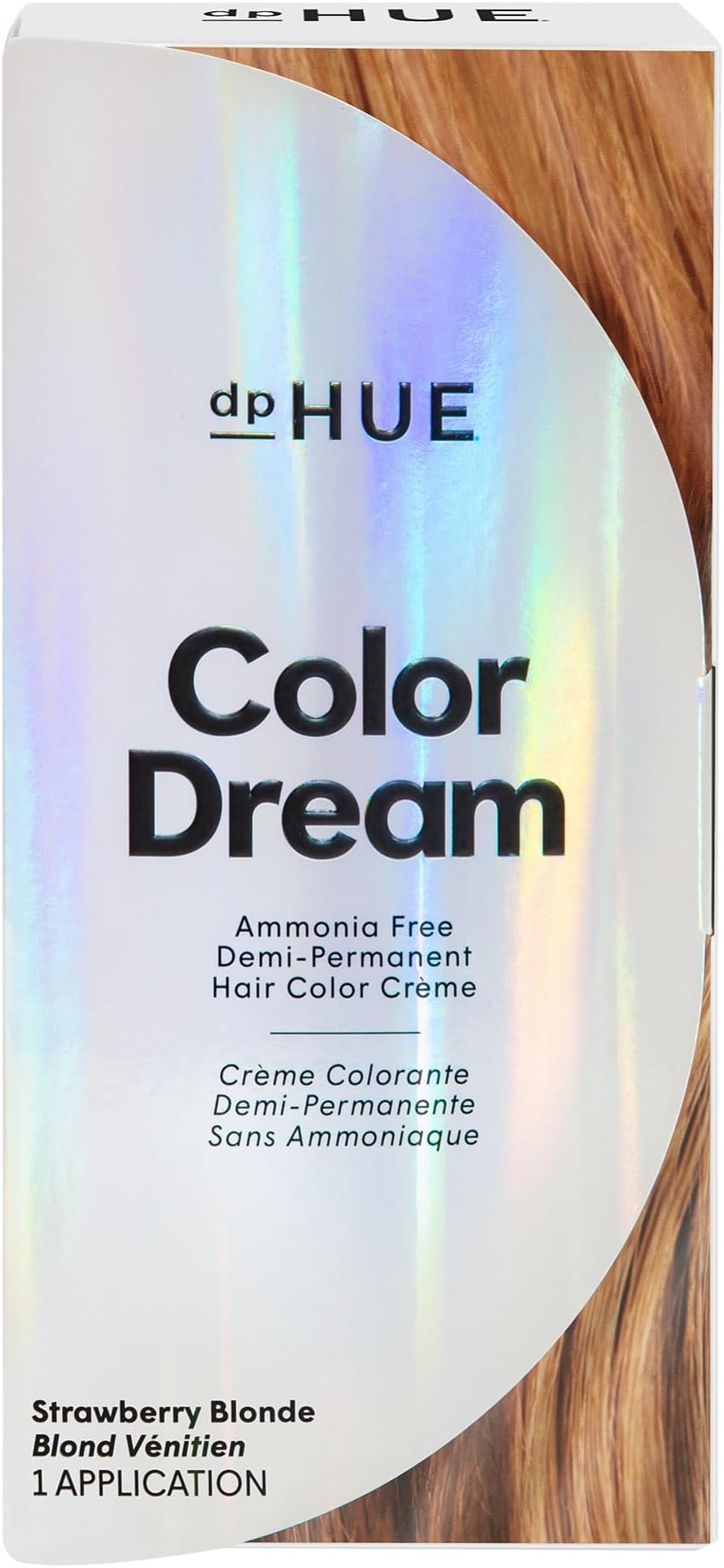 dpHUE Color Dream, Strawberry Blonde - Ammonia-Free, Demi-Permanent Hair Color - Lasts 16 Washes - Boosts Shine - Paraben & Sulfate Free, Leaping Bunny Certified