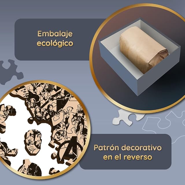 Foto 5 de 6 de Trefl - Puzzle de Madera de Contorno: Marvel Avengers, Infinity Glove, Guante Infinito