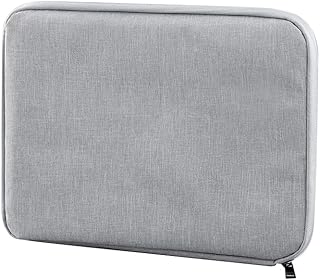 TRIPLE RIVER・For 3COINS 10.1インチ タブレット カバー キャンバス調 撥水 かばん型 バッグ型 ポケット付き For スリーコインズ スリコ 2525 PRE-GHTB(グレー)