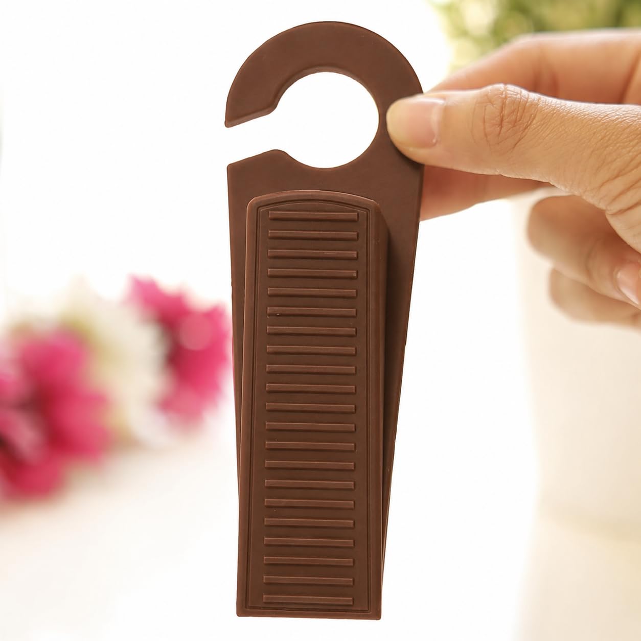 Rubber Door Stoppers - Anti-Slip & Hanging Hook -2