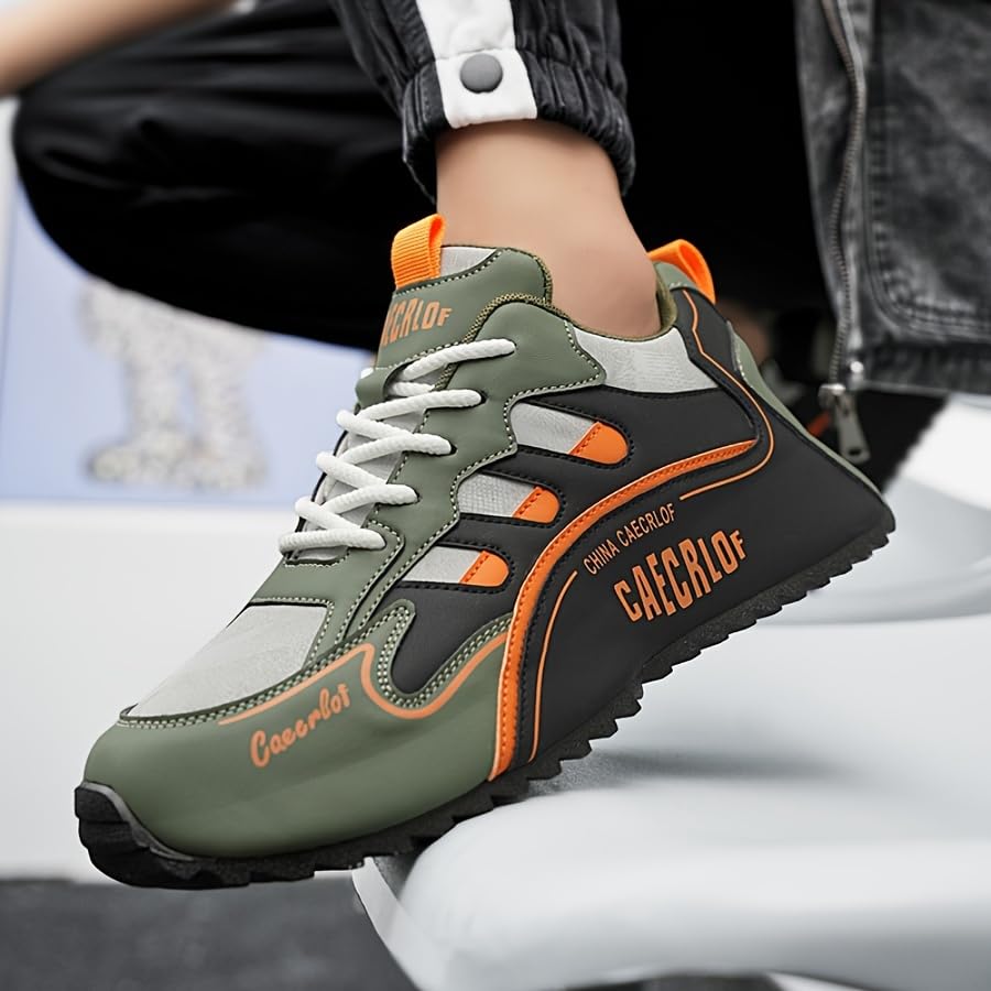 Big Siz Men's Fashion Sports Shoes, Flat Comfortable Skateboard Shoes Outdoor Non-Slip Walking Shoes Men's Casual Shoes4