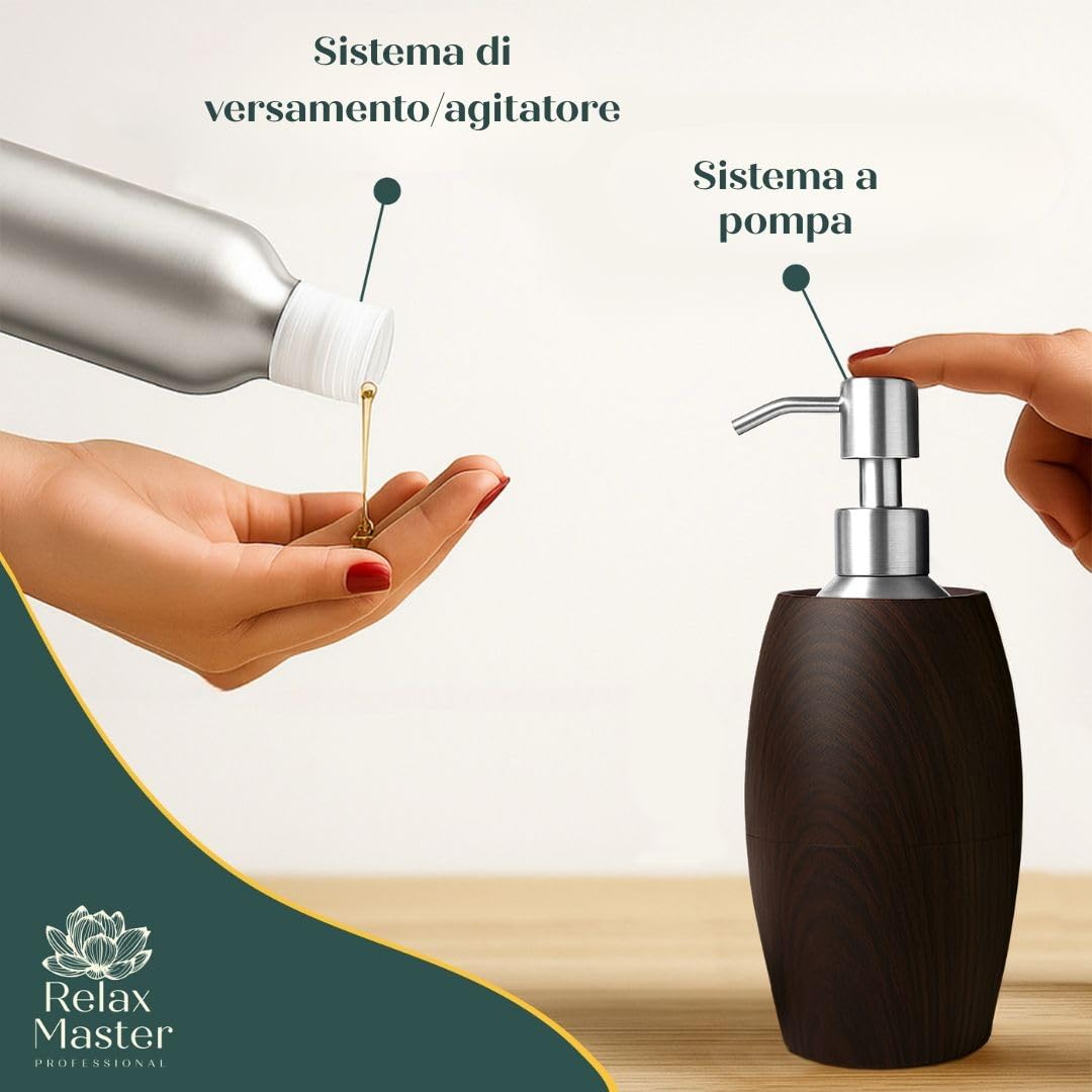Relax Master® - Riscaldatore olio per massaggi elettrici professionali, riscaldatore olio, sale massaggi, Gua Sha, benessere e spa
