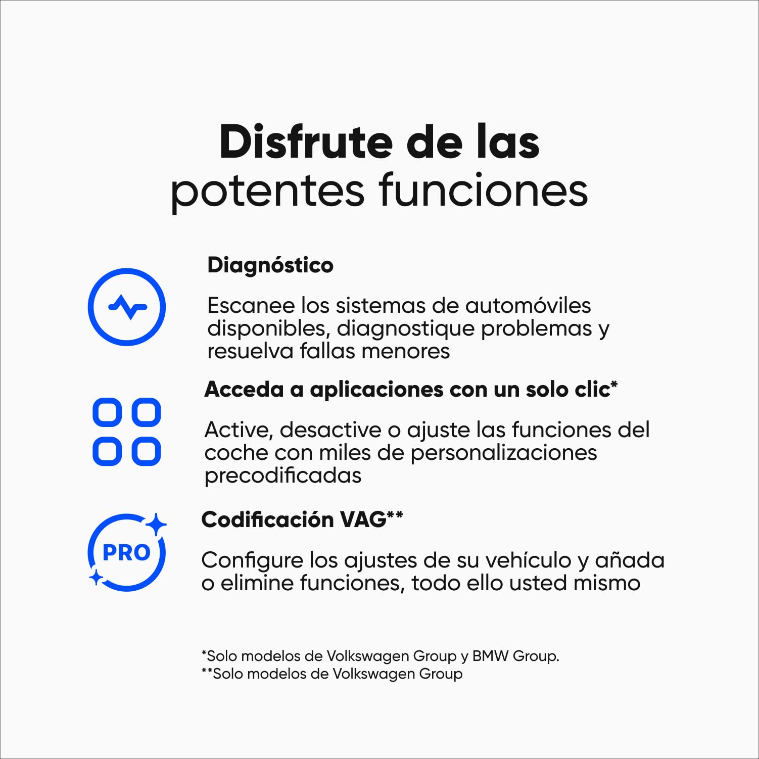 Lector de defectos y herramienta de escaneo diagnóstico por Bluetooth Obdeleven Última Edición de próxima generación profesional OBD2 para Android e IOS