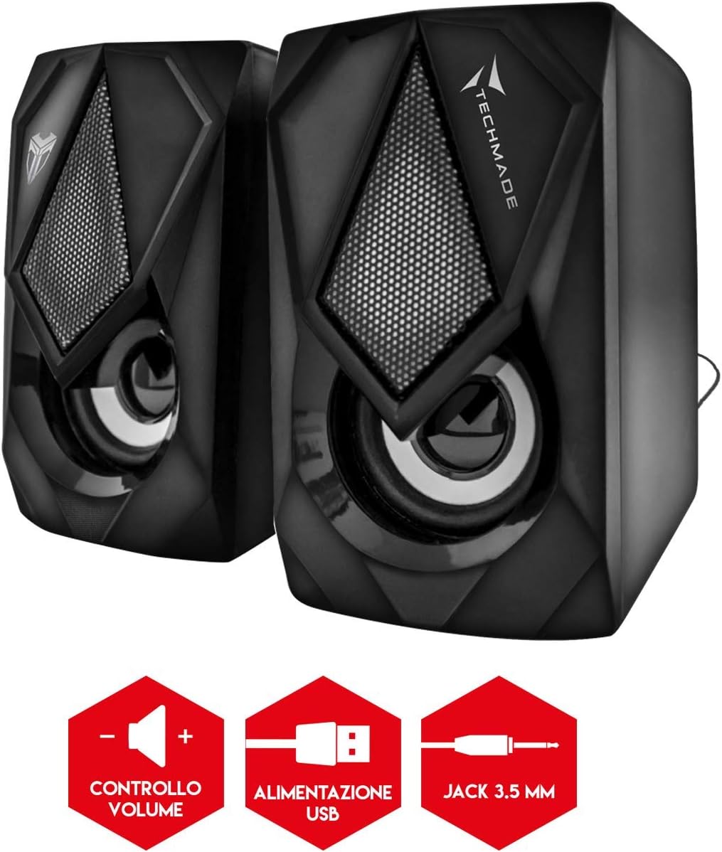 Casse PC Trust Almo 2.0 USB - 10W, Jack AUX E Cuffie - Altoparlanti Per Computer - Foto 6