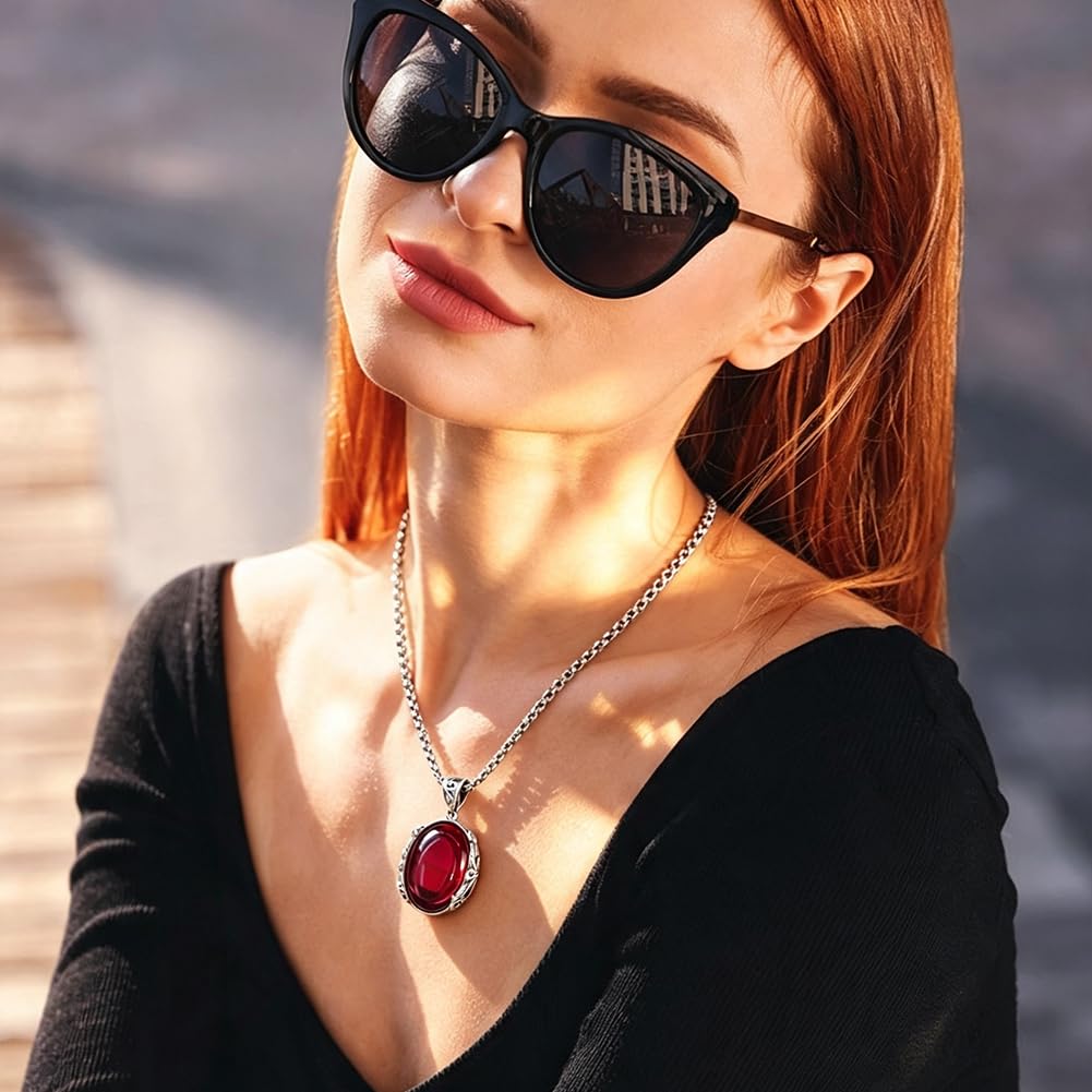 Ciondolo in argento Sterling 925, con base cabochon ovale, per la creazione di gioielli e accessori