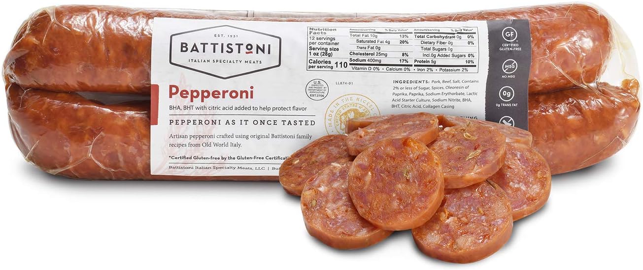 Battistoni Pepperoni, 12oz Double Stick