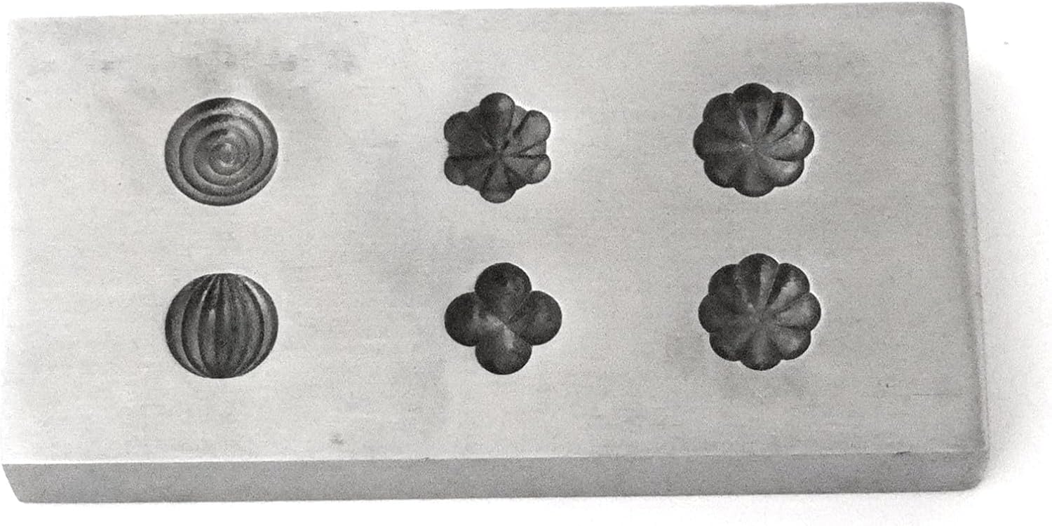 Deep Shot Plate Assorted Designs Impression dies 6 Impressions