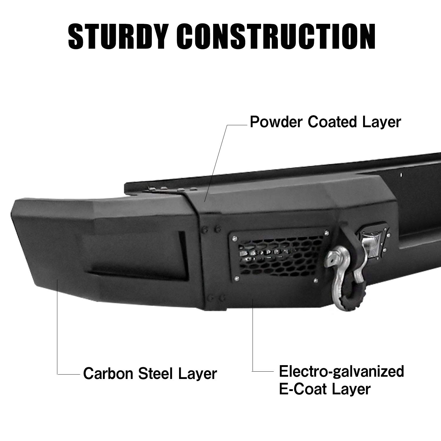 Buy Front Bumper + Rear Bumper for F150 20092014, AAIWA Steel Bumper