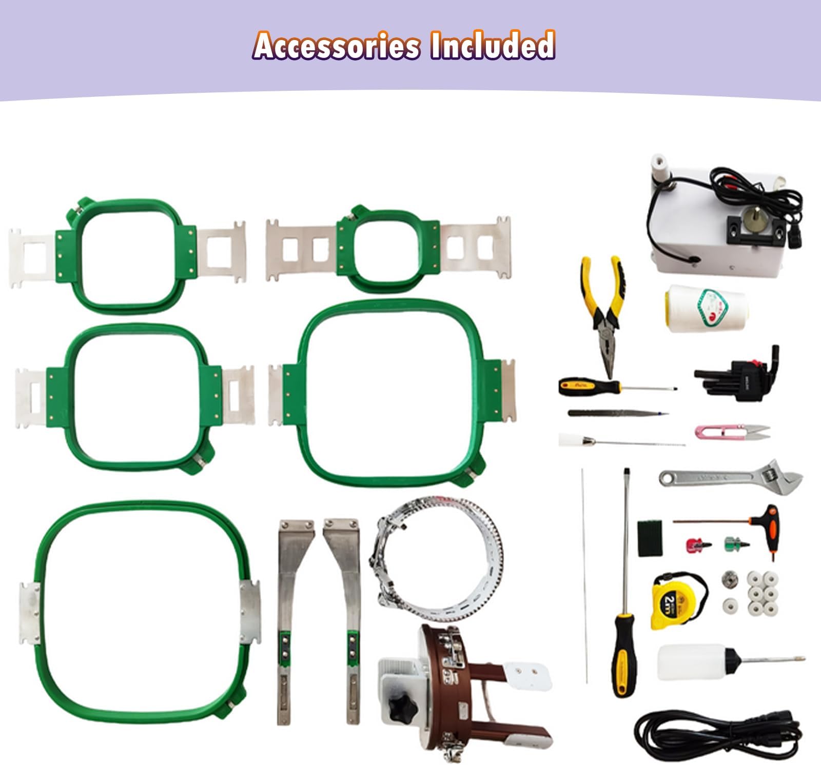 Commercial Embroidery Machine 15.7"x23.6" Embroidery Area Automatic 15 Needle Embroidery Machine Single-Head Industrial Embroidery with 10" Touch Screen for Hat, Shirt Clothes Embroidering