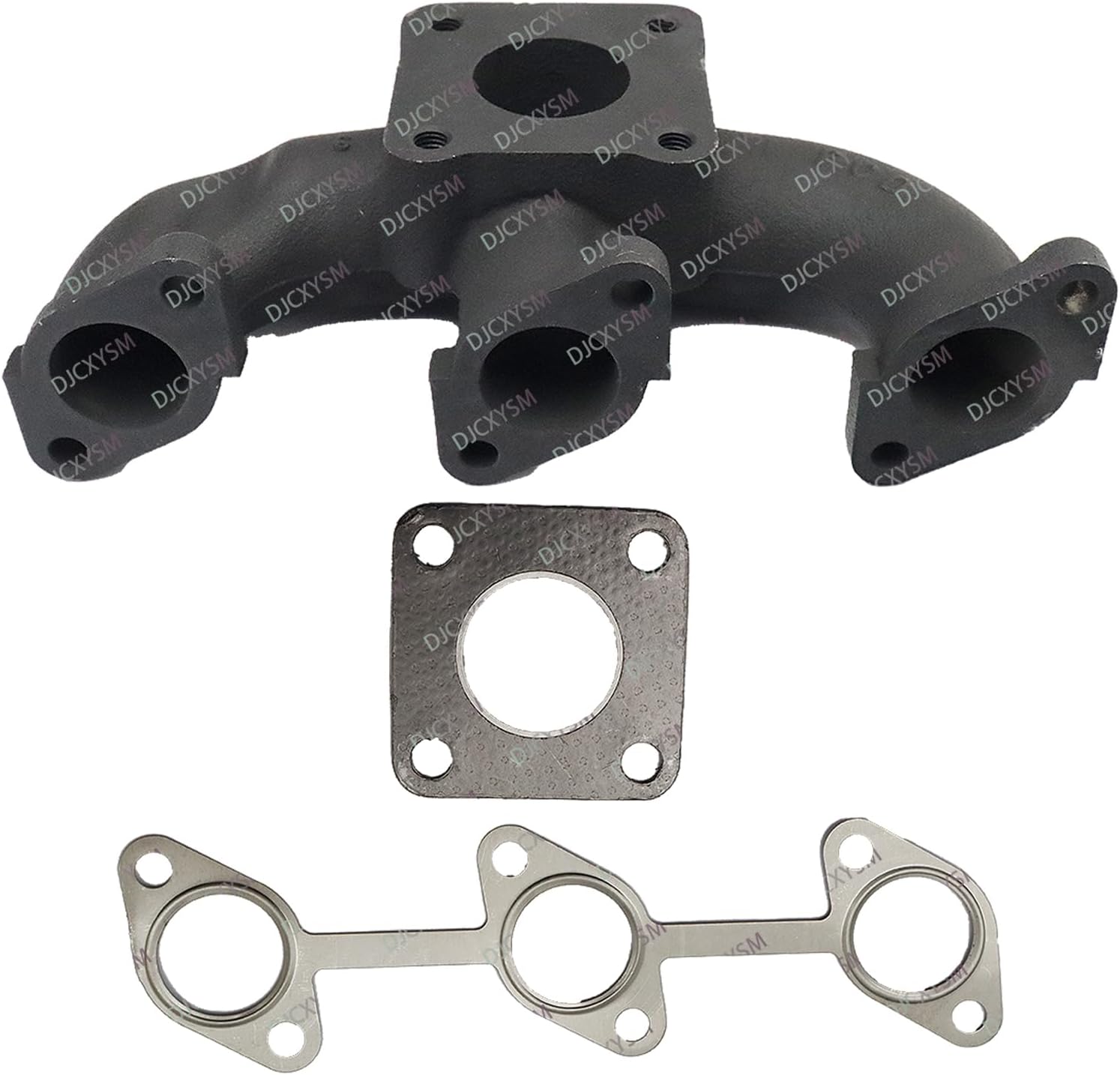 16261-12350 16265-12310 1G700-12310 D1105 Exhaust Manifold Kit Compatible with Kubota D1005 D905 D1305 Engine 17210-12310 16265-12312