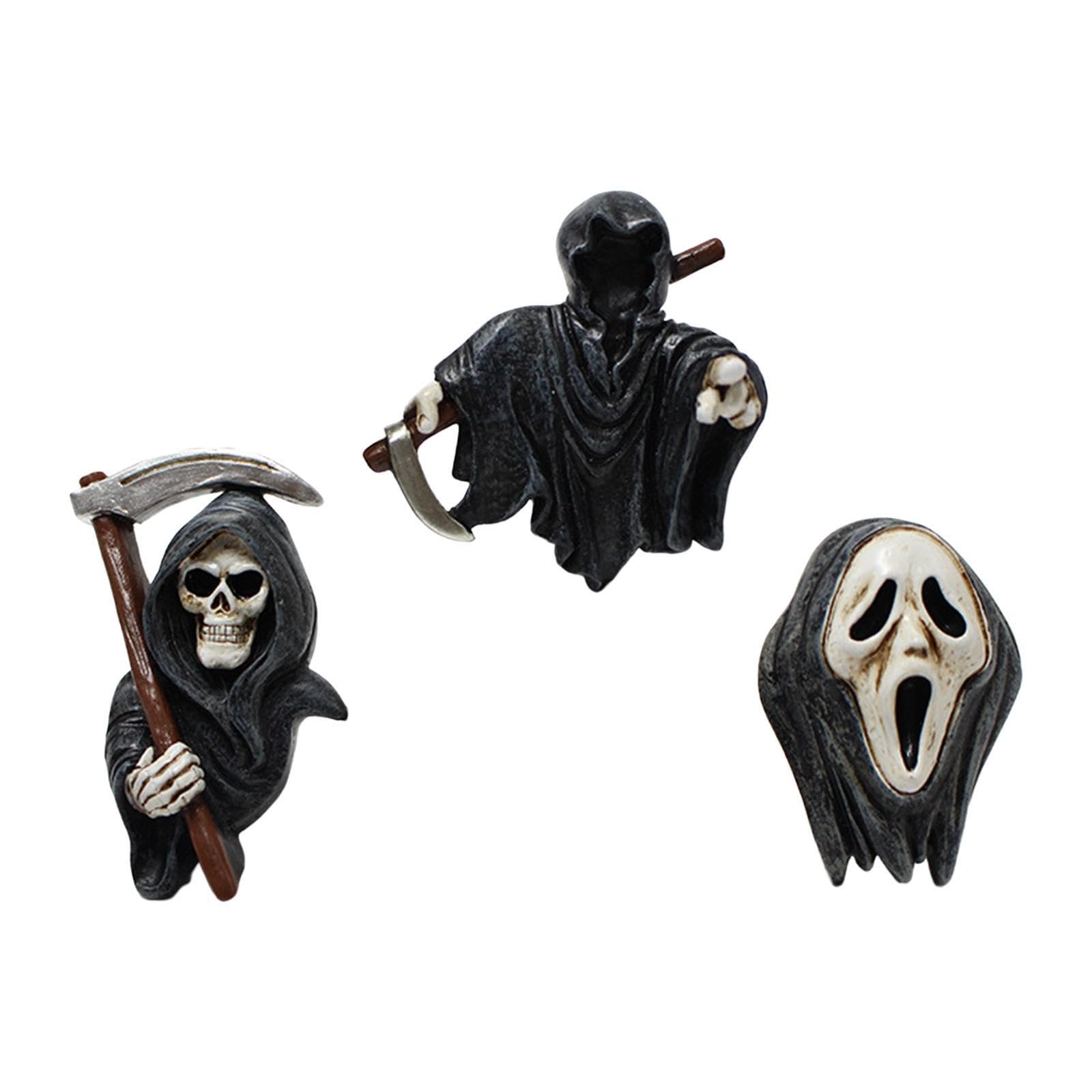 KTUXZCI Ghosts Air Vent Clip Skull Head Resin Durable Automotive Air Freshener Ambiance Effortlessly Elevate Driving Experience Conditioning Perfume Clip Pendant Ornaments