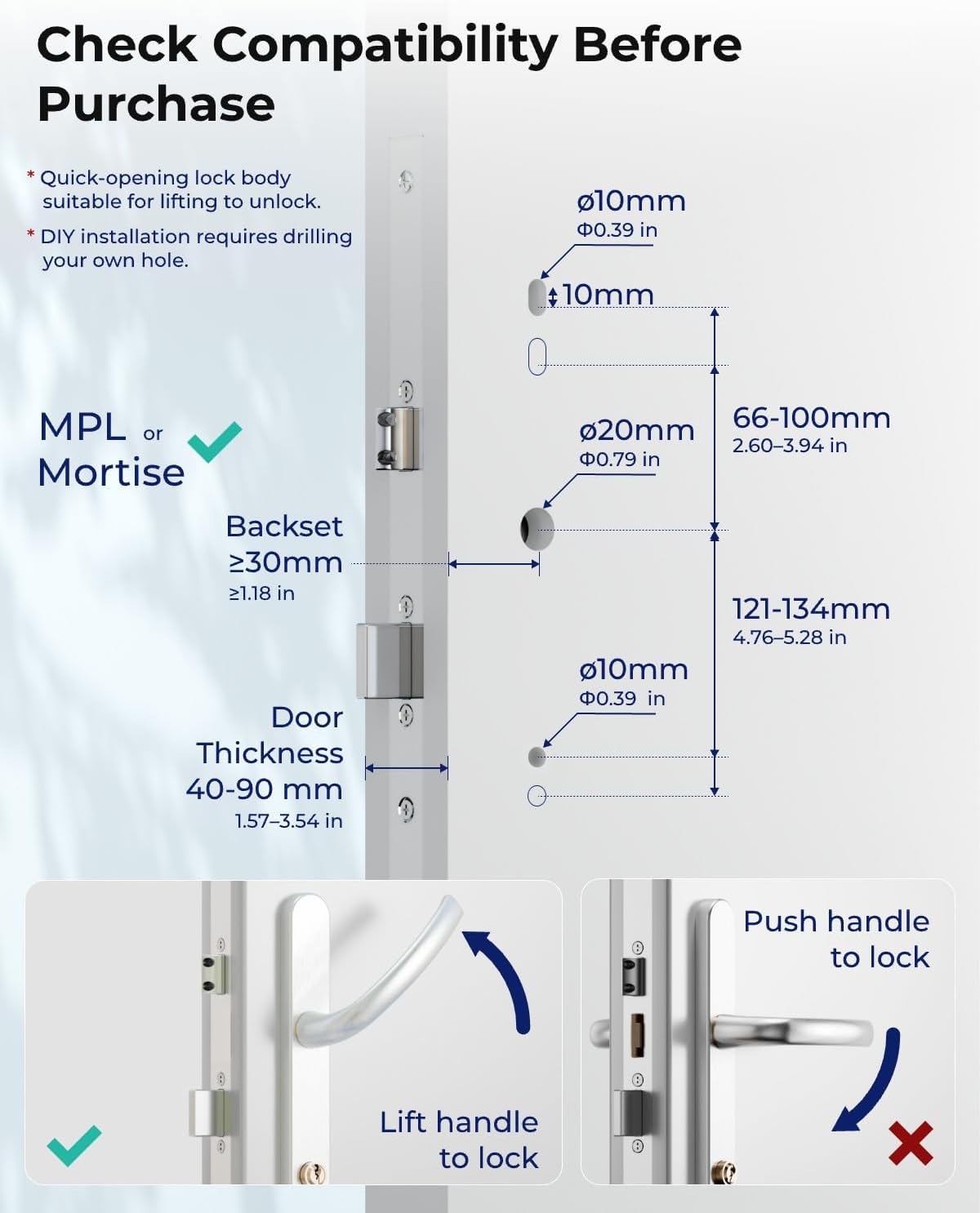 Electronic Smart Door Lock Fingerprint Door Lock with Keypad,Smart Lock for Front Door Children Proof IC Card, App Control & Mechanical Key 8